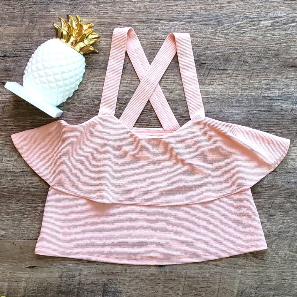 NWT! Madewell Texture & Thread Tiered Tank Top